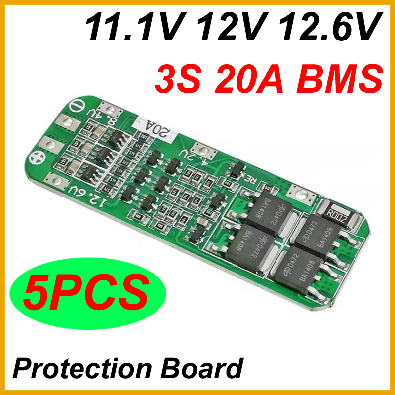 Li Ion Charger Module - Scheda di Protezione PCB BMS 3S