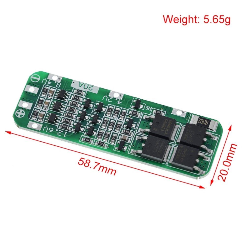 Li Ion Charger Module - 3S 20A Li-Ion Batteria Al Litio