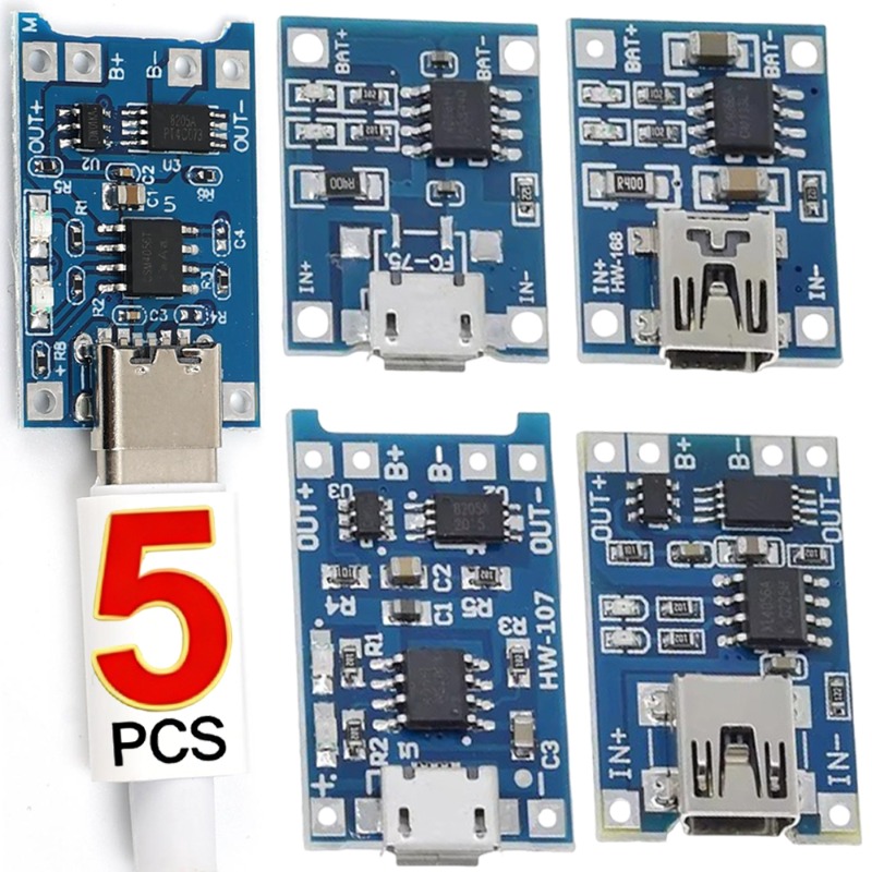 Tp4056 Module - Modulo Caricabatterie al Litio 5V 3A