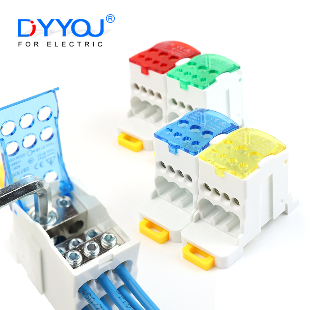Screw Terminal Block - Conector de Cable rápido tipo carril