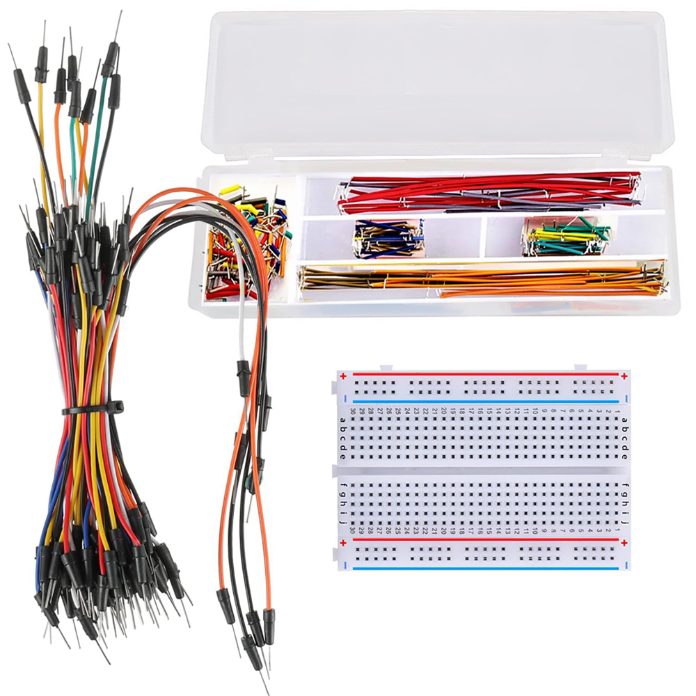 Breadboard 400 Point - Kit ponticello breadboard con breadboard a