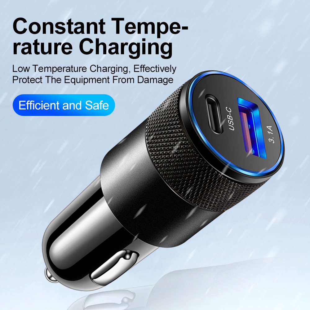 Caricabatterie da auto USB da  - Usb C Cable recensione e prezzo