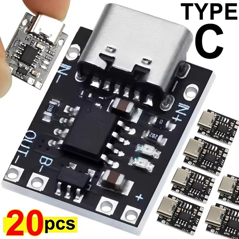 1/10/20 Pezzi Scheda di Ricari - Li Ion Charger Module recensione e prezzo