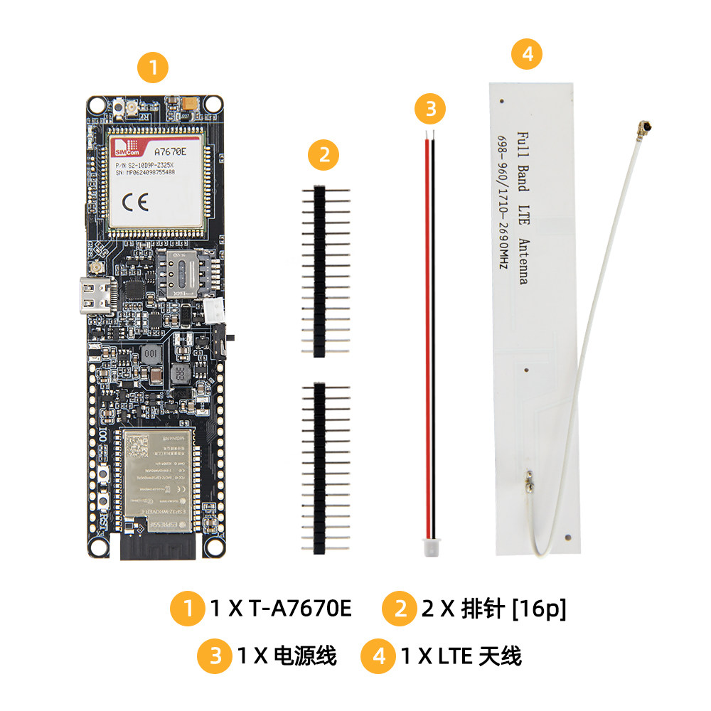 Modulo LILYGO T-A7670E ESP32,  - Esp32 Battery Holder Lipo recensione e prezzo